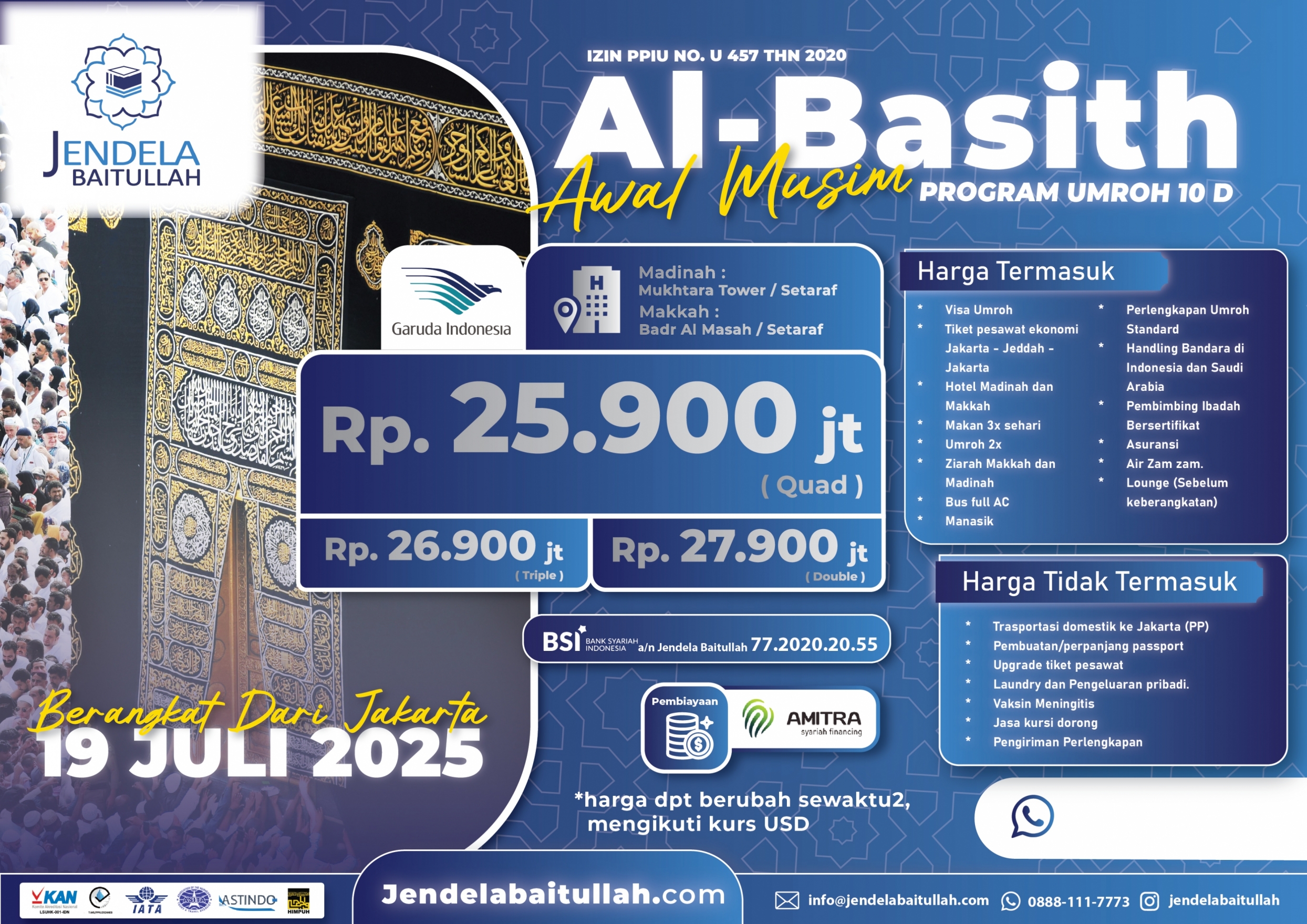 PAKET FYLER UMROH SYABAN