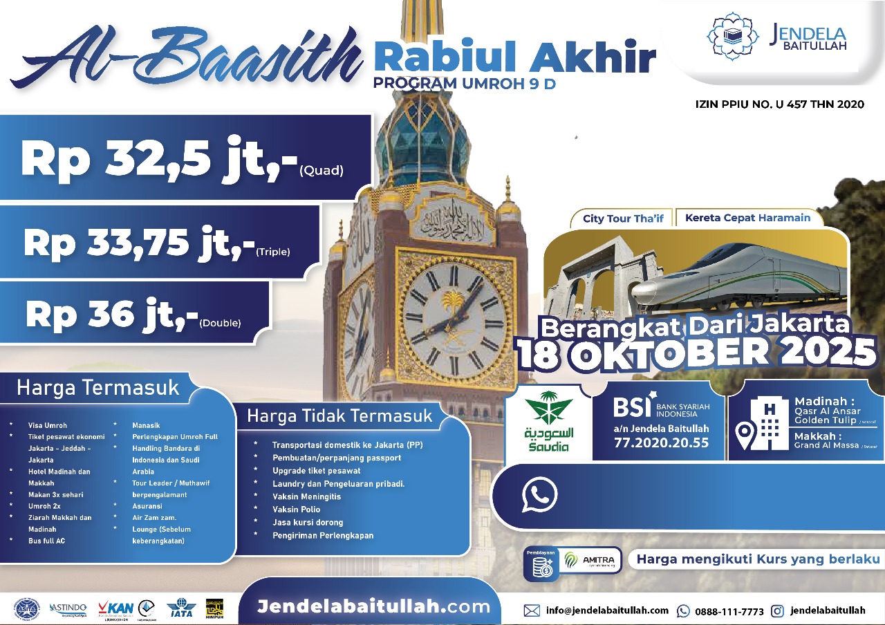 Paket Umroh Oktober